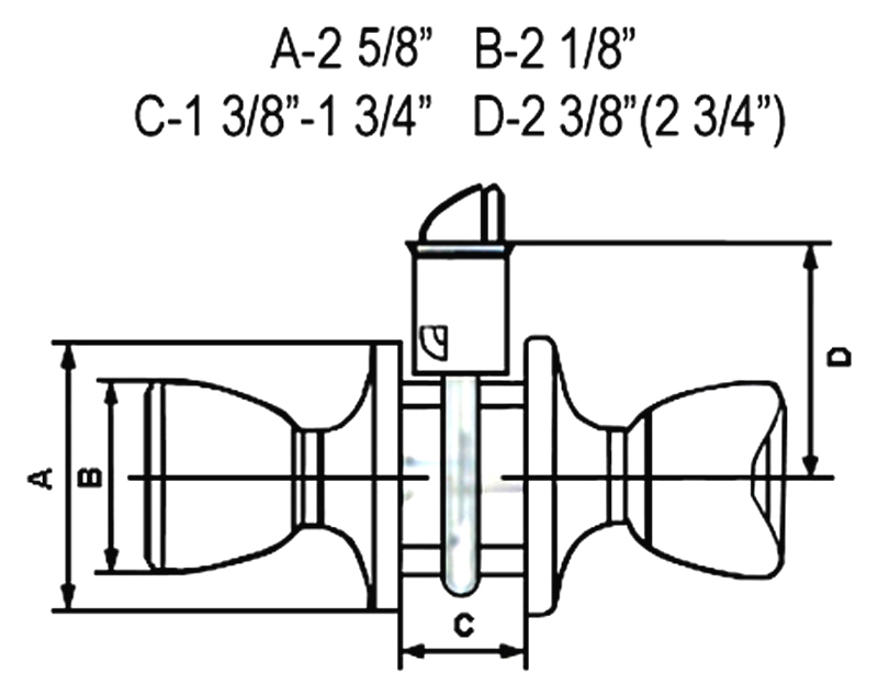 2 Entry Entrance with Deadbolt Black Door Lock Locks Knob round knobs Keyed