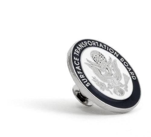 Surface Transportation Board - STB Nickel Lapel Pin