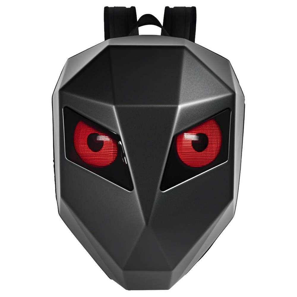 LED Motorcycle Riding Backpack Featuring Illuminated Eye Design, Large Capacity