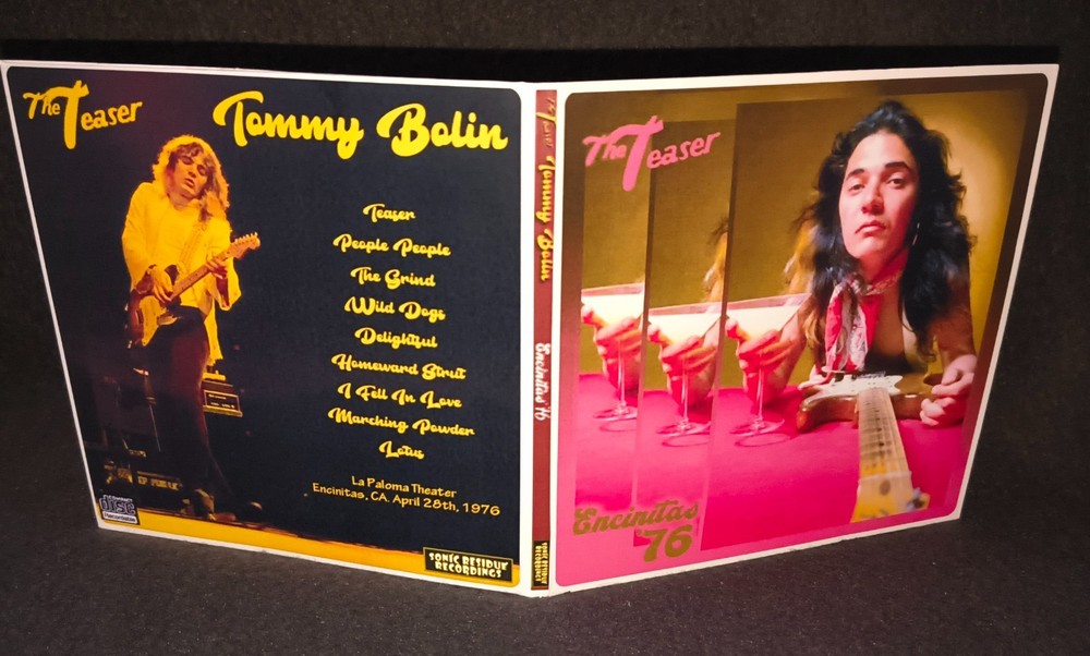 Tommy Bolin Encinitas 1976 Gate Fold CD Package NEW