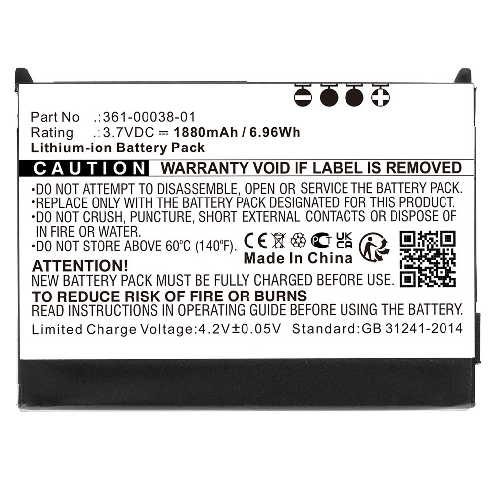 010-11143-00 361-00038-01 Battery Garmin Nuvi 500 Zumo 220 600 650 660 GPS
