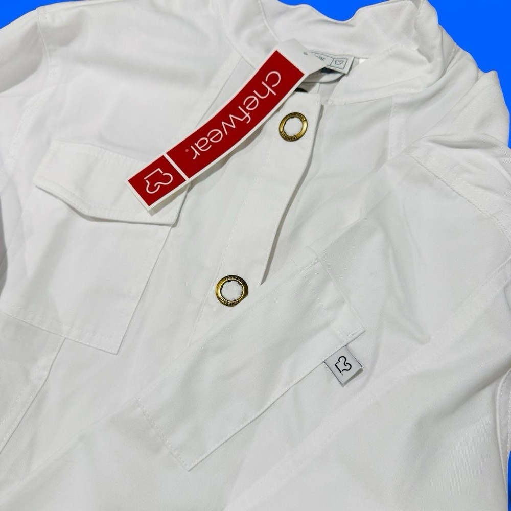 White Chef Coat by Chefwear Medium