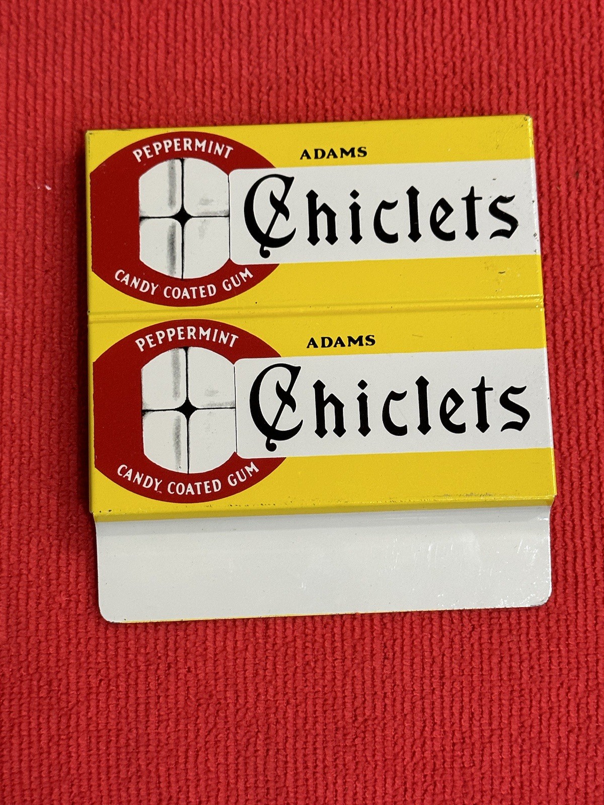 NOS 1960’s Chiclets Chewing Gum Metal Sign Store Display Rack Advertising 60’s