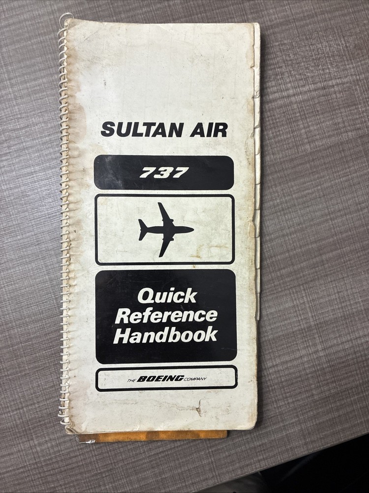 Sultan Air Boeing 737 Pilot Quick Reference Handbook 1984