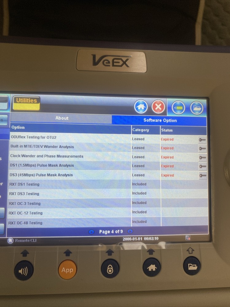 VeEX RXT RXT-3000 Combo Test Module