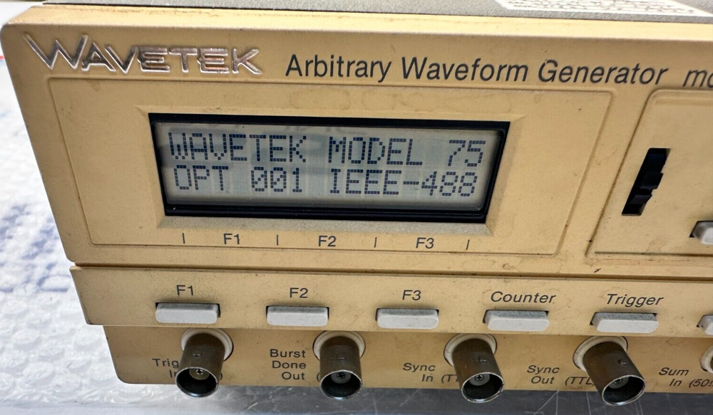 2PCS WAVETEK MODEL 75 ARBITRARY WAVEFORM GENERATOR