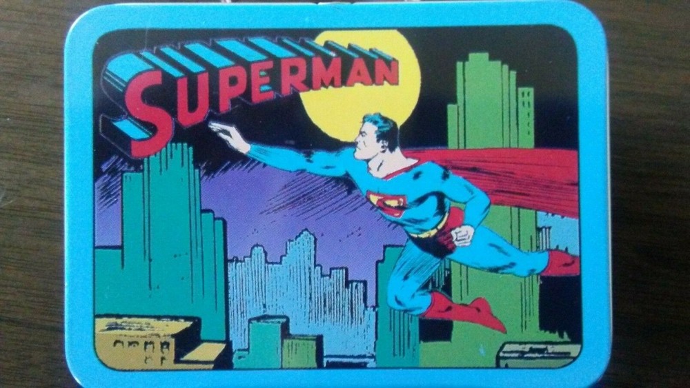 Superman Miniature Tin Lunchbox