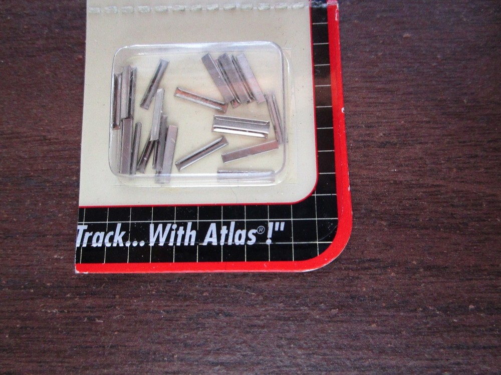 ATLAS N scale #2090 Metal Rail Joiners, Code 55, pkg(24)