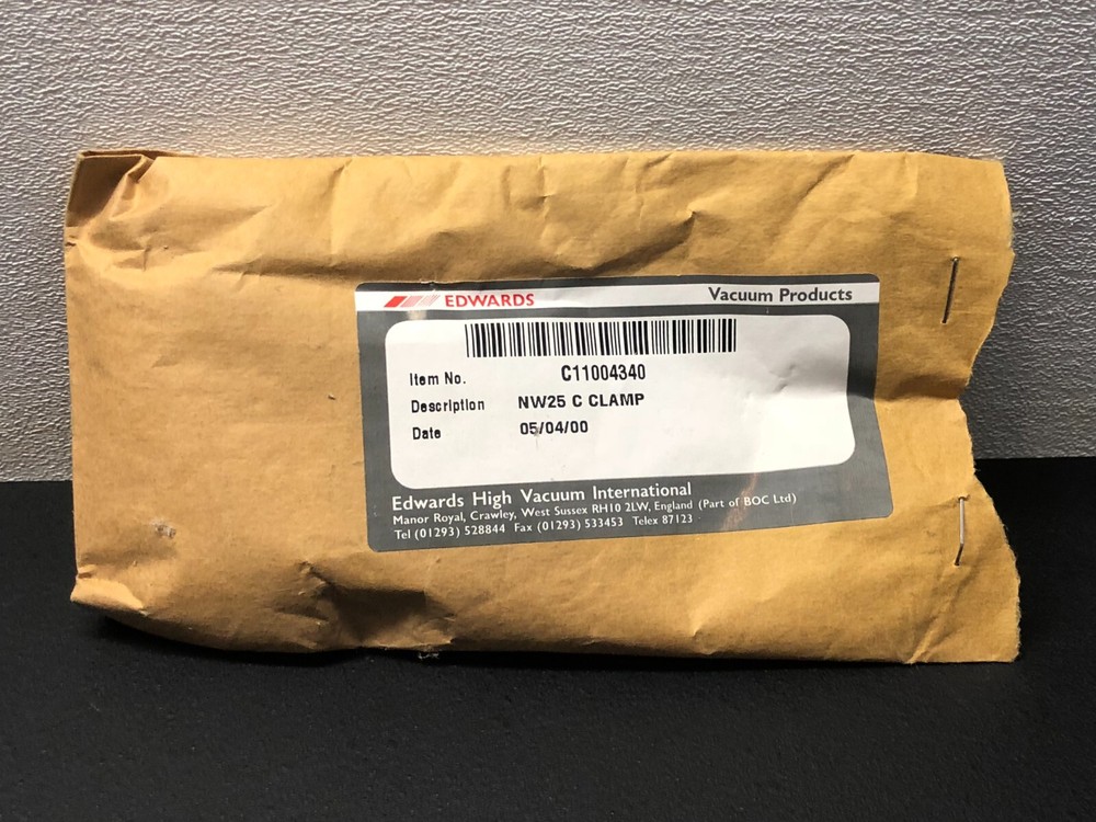 Edwards Vacuum Pump REF C11004340 NW25 C Clamp