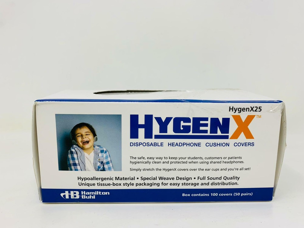 HygenX Disposable Headphone Covers HygenX25