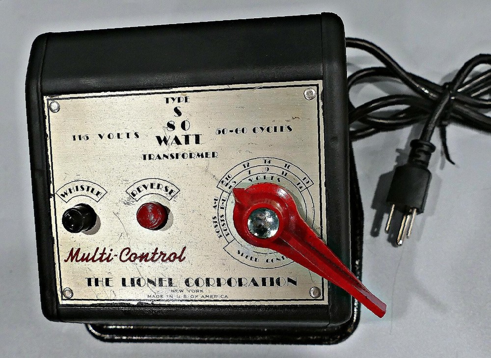 Lionel transformer 80 watt cw with new advanced features