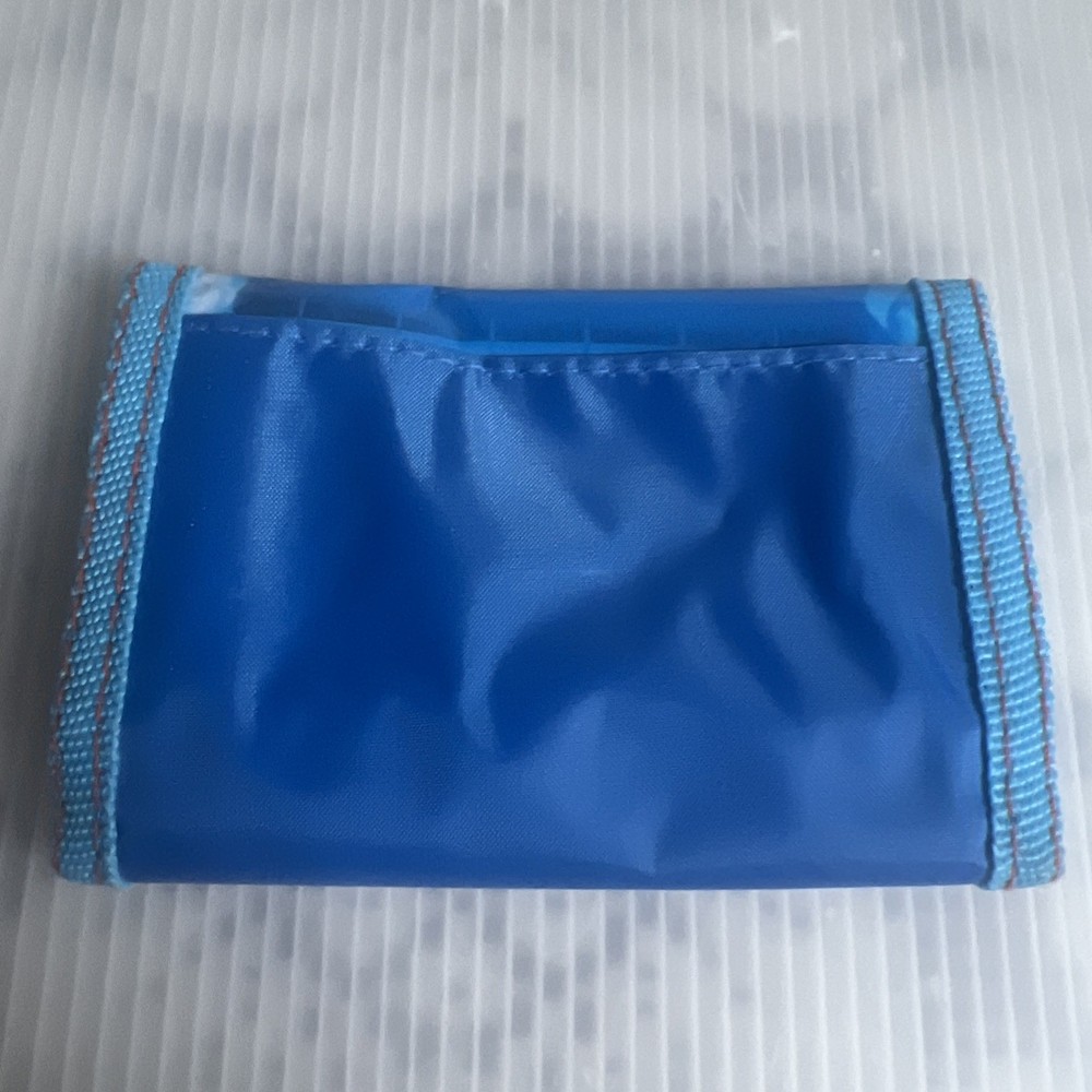 VINTAGE MARVEL FANTASTIC FOUR WALLET NICE GRAPHICS TRI FOLD Blue