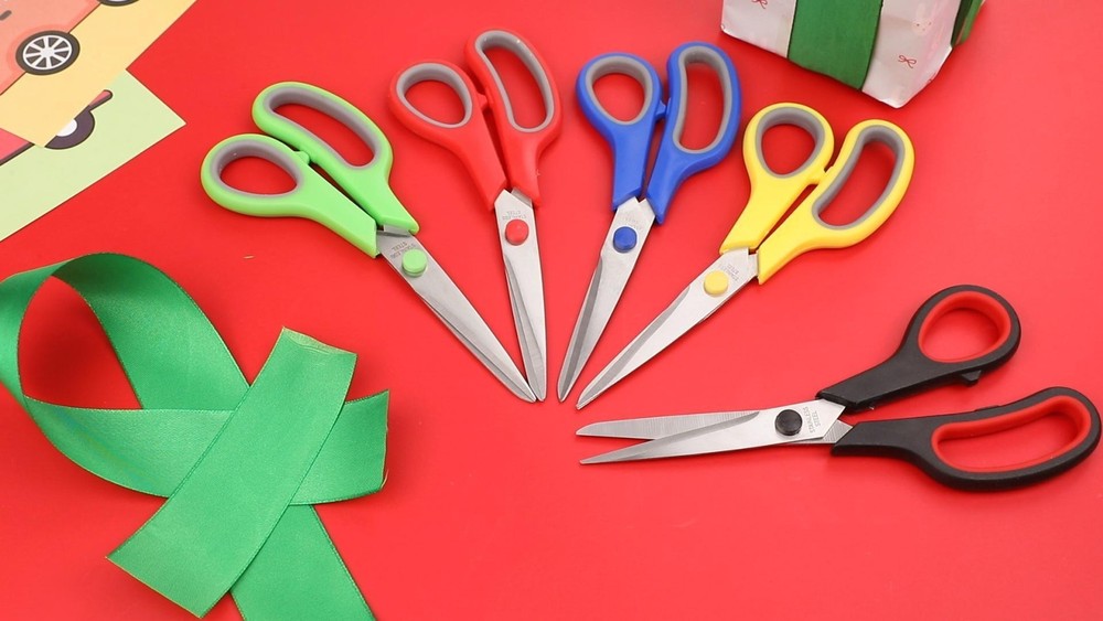 32-Pack 8" All-Purpose Sharp Scissors for Sewing, Crafting, Office & School Supp