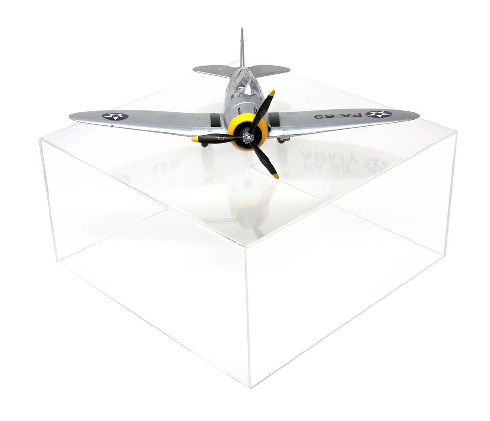 Versatile Acrylic Clear Display Case Rectangle Box 12" x 12" x 6" (A030-DS)