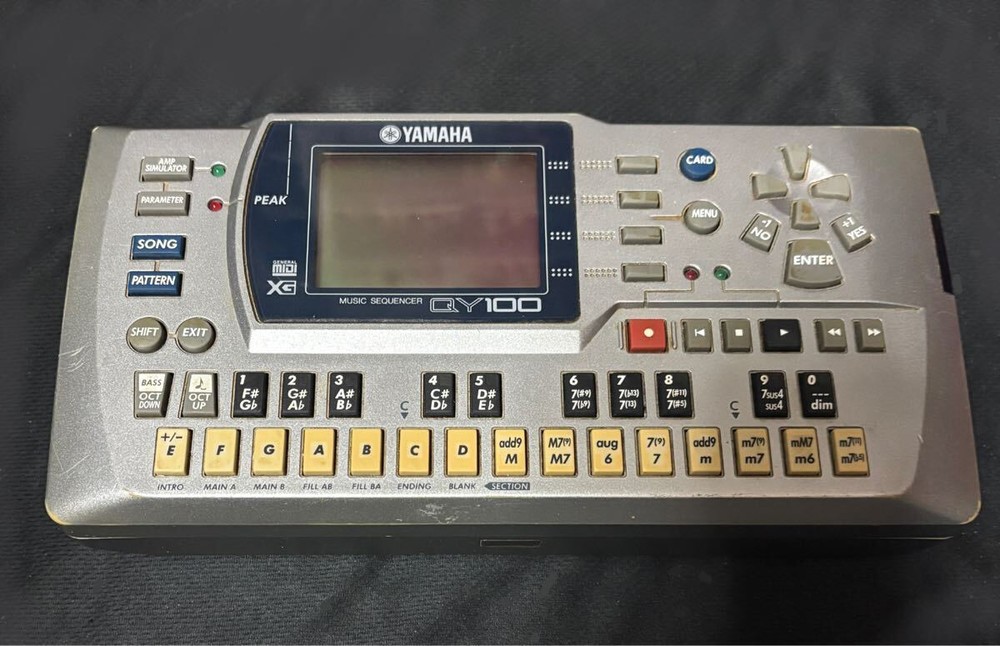 YAMAHA QY100 Sequencer - Simple operation confirmed