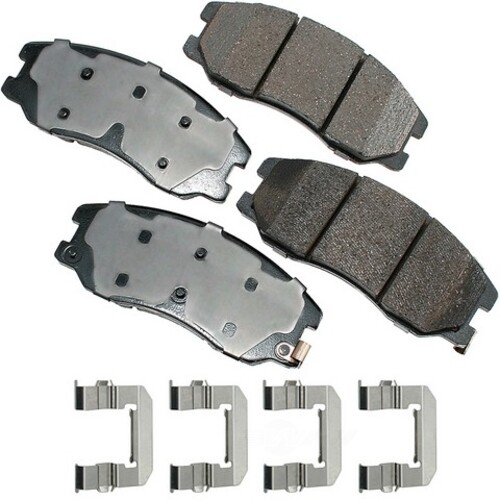 Front Disc Brake Pad Set OES AKEBONO ACT1264 for Chevrolet, Saturn, Pontiac