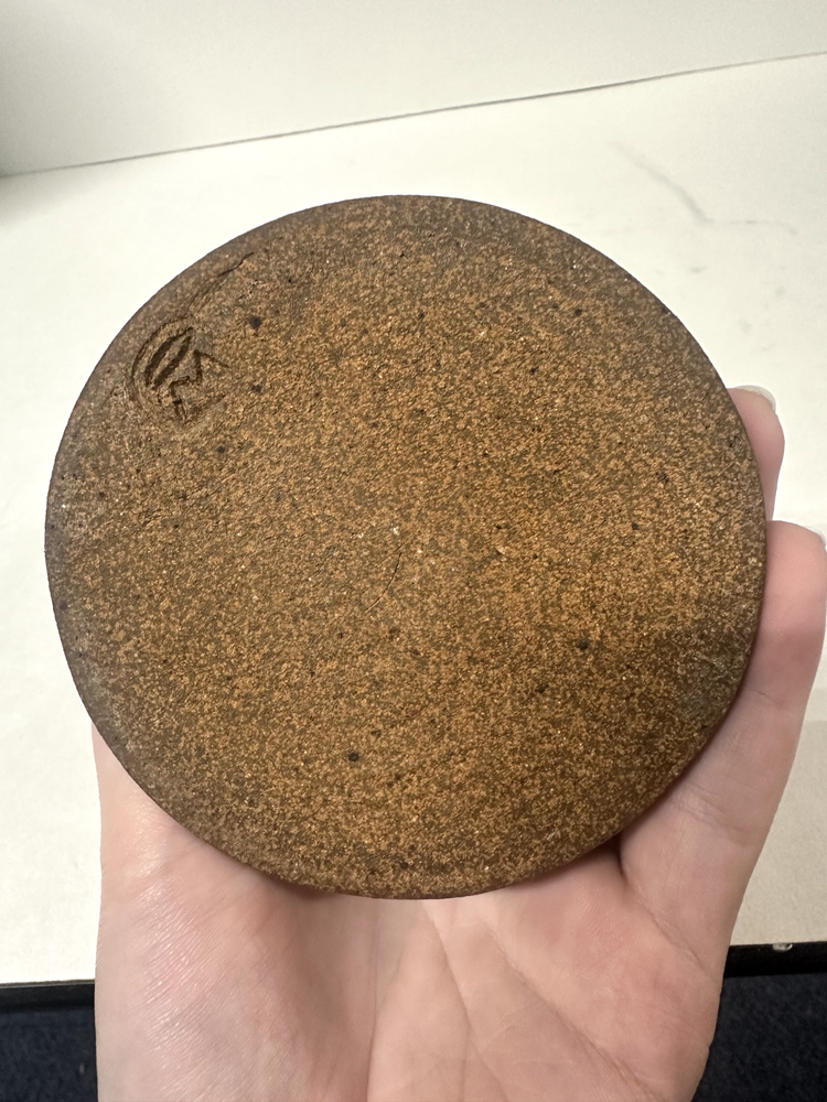 Vintage Handmade and Signed Speckled Studio Pottery with Spout