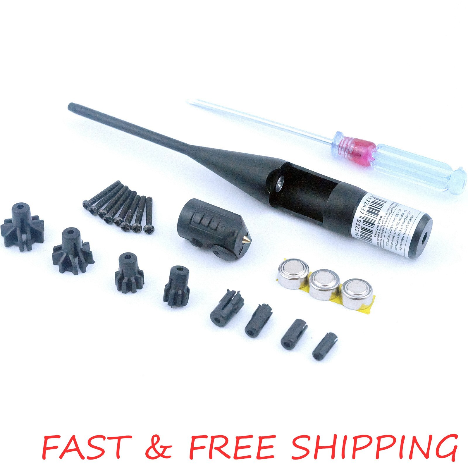 Tactical .177 to .50 Caliber Rifle Zero Laser Bore Sighter kit Bore Sighter Gun