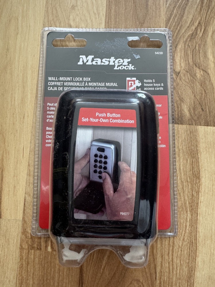 Master Lock 5423D Wall Mount Lock Box - New Sealed
