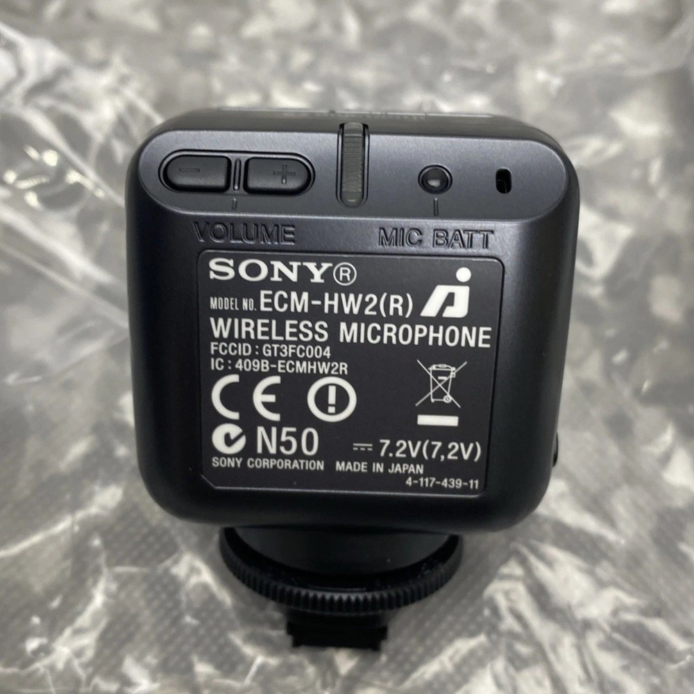 SONY ECM-HW2 CONDENSER WIRELESS CONSUMER MICROPHONE W/ BLUETOOTH