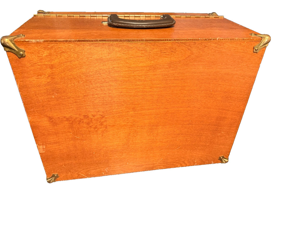 vintage shooting range box