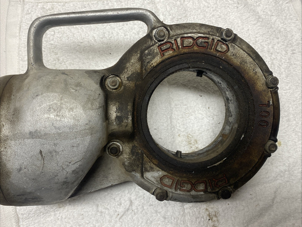 Ridgid No 700 Model A Electric Pipe Threader Machine Portable Works!