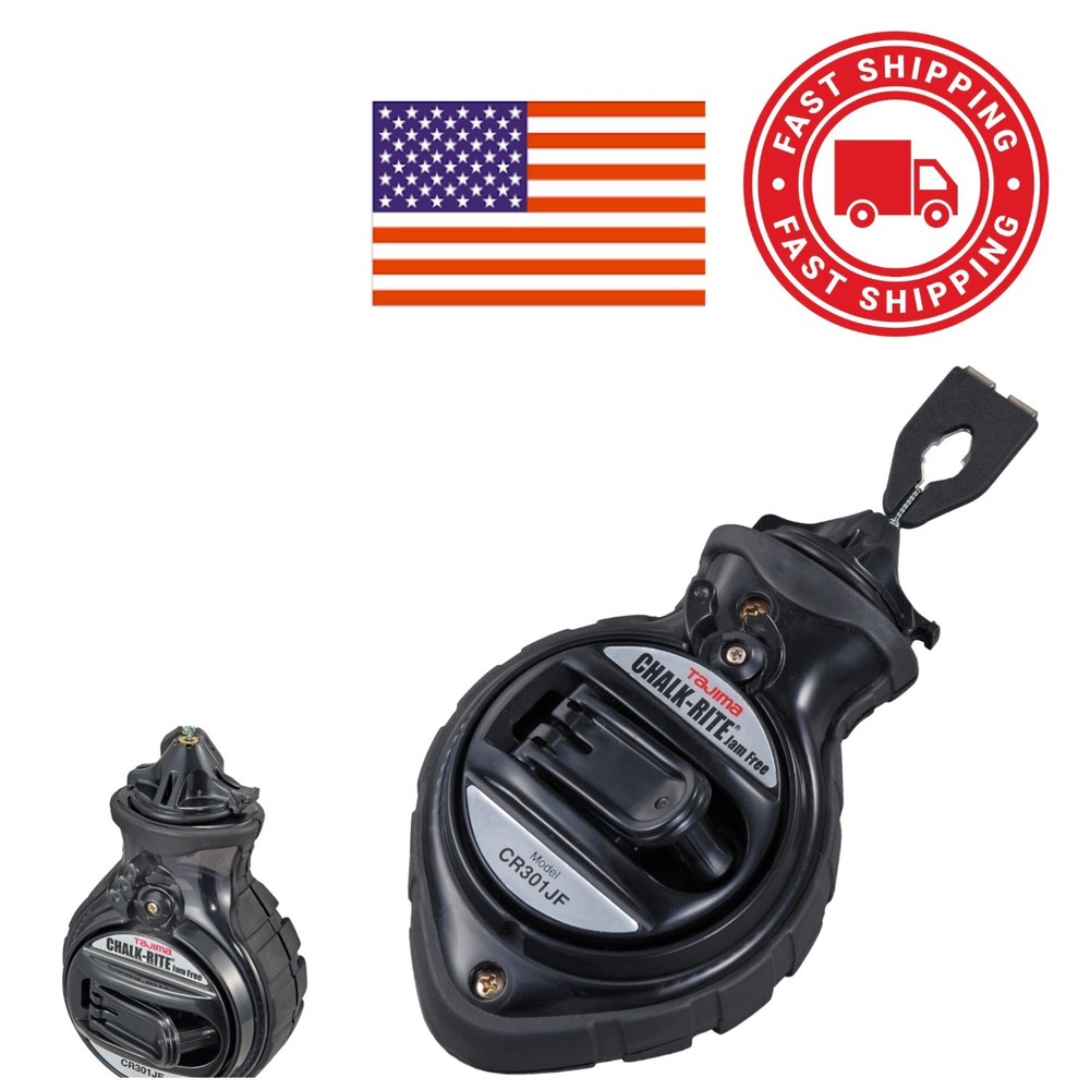 Chalk Line Tool with Extra Bold 1mm Snap Line Lightweight and Durable Design