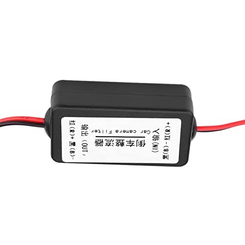 12V DC Car Rearview Camera Power Relay Capacitor Filter Rectifier
