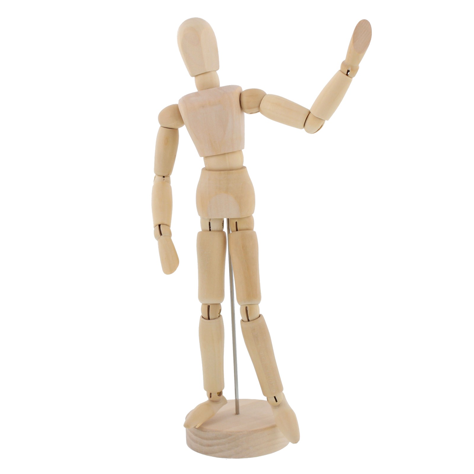 US Art Supply 12" Female Manikin Wooden Art Mannequin Figure