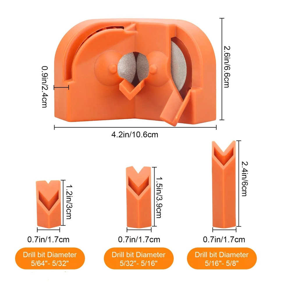 Drill Bit Grinding Sharpener Drill Grinder Blade Sharpening Tool Set Accessories