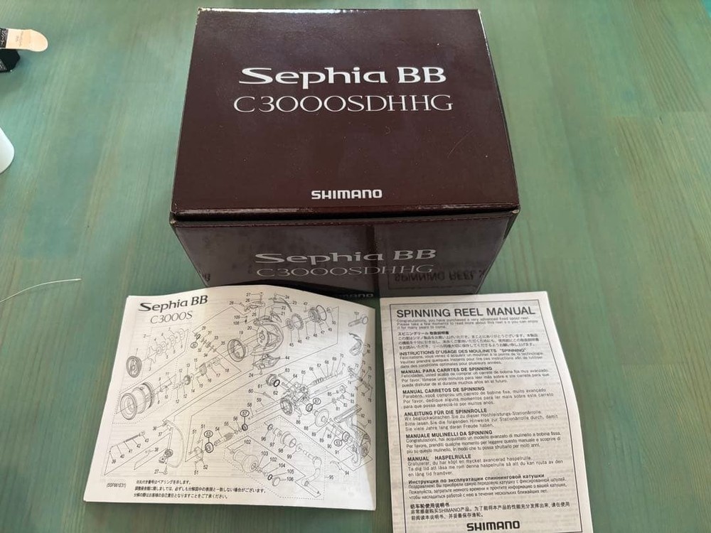 Sephia BB C3000SDHG spinning reel