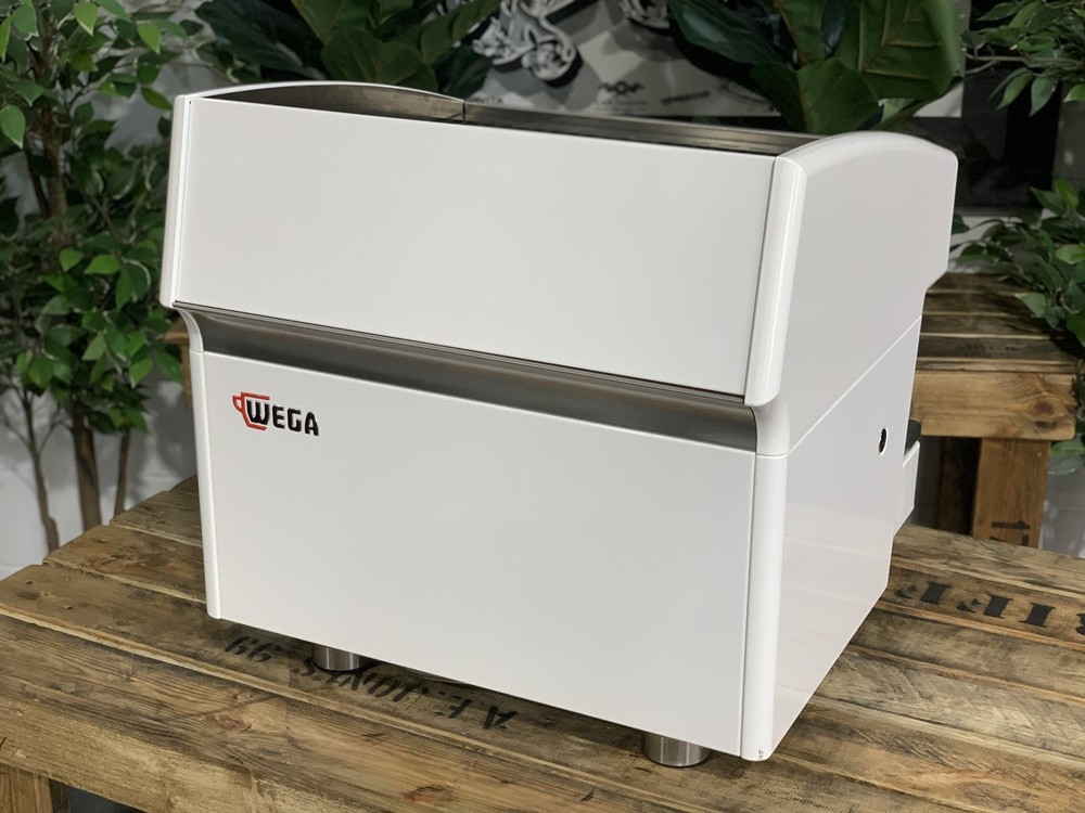 WEGA ATLAS COMPACT EVD 2 GROUP WHITE ESPRESSO COFFEE MACHINE
