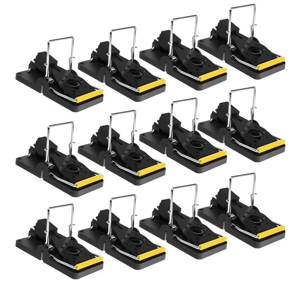 12-PACK Mouse Traps, Mouse Traps Indoor for Home Quick Effectively, Mice Trap
