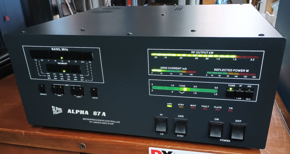 Alpha 87A Linear Amplifier Top Cover Black 15 Piece Screw Set.
