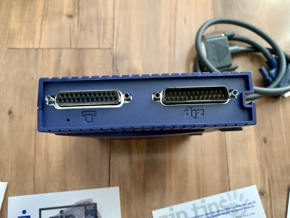 Iomega Zip 100 Parallel Port External Drive | For Parts/Untested - READ
