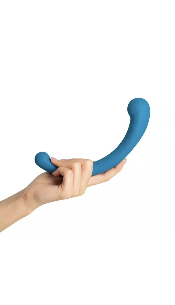 plusOne Vibrating Dual Arc Massager, 10 Vibration Settings, Teal, Waterproof!