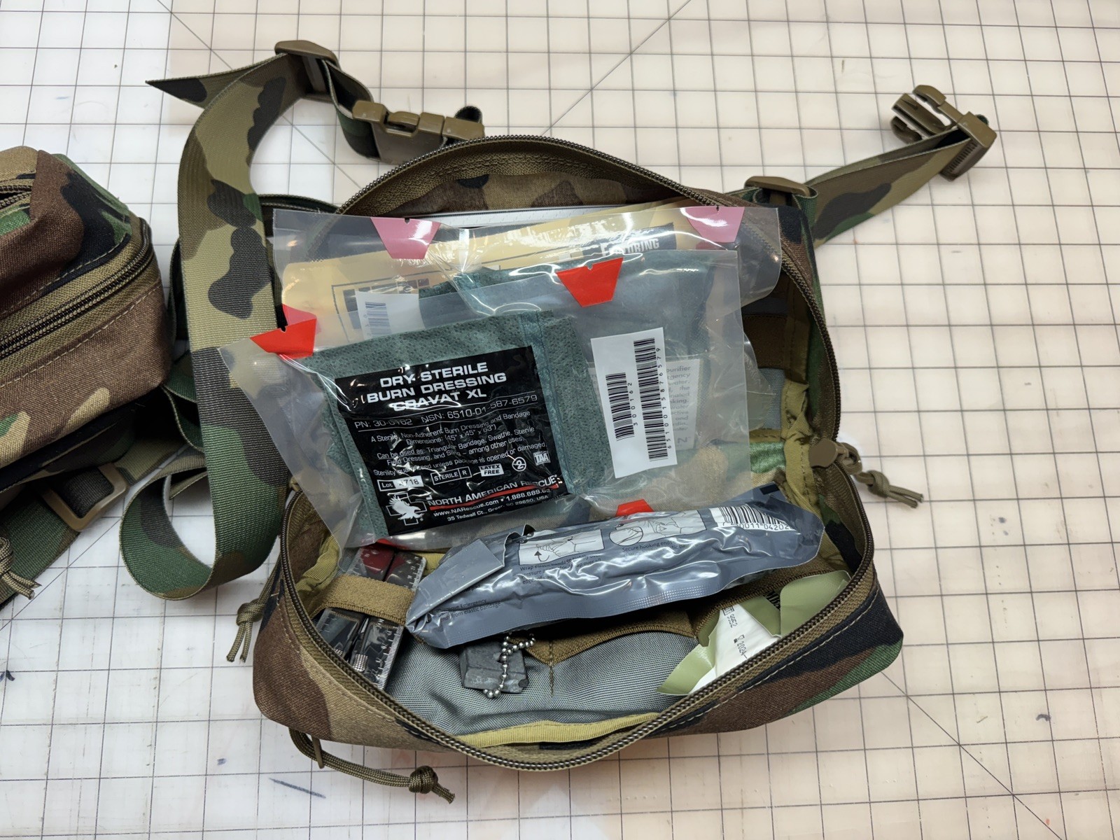 Eight Ball Gear Vietnam Tiger Stripe waist pouch / fanny pack / sling pack