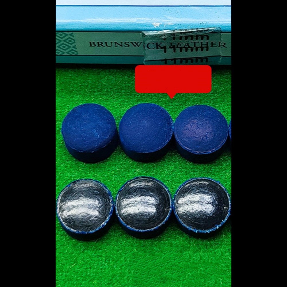 Hand Made Compressed Brunswick Cue Tip 11mm
