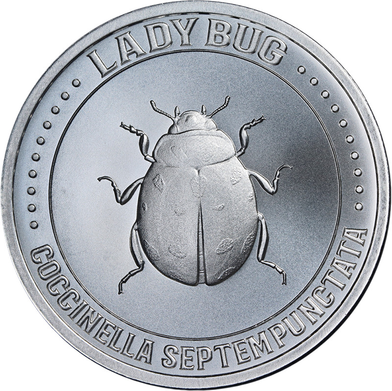 Intaglio Mint 1 Ounce Silver Lady Bug - STOCK
