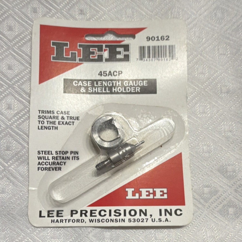 Lee Precision Case Length Gauge & Shell Holder .45 ACP 90162