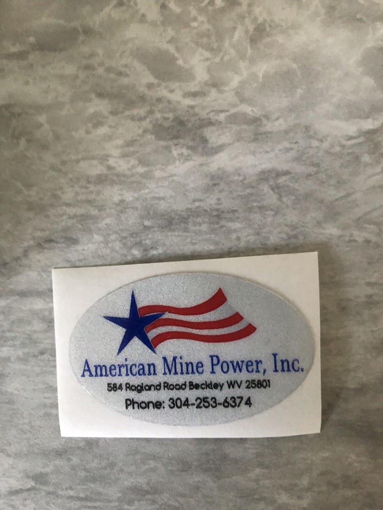 Coal Mining Stickers Nice Older Vendors