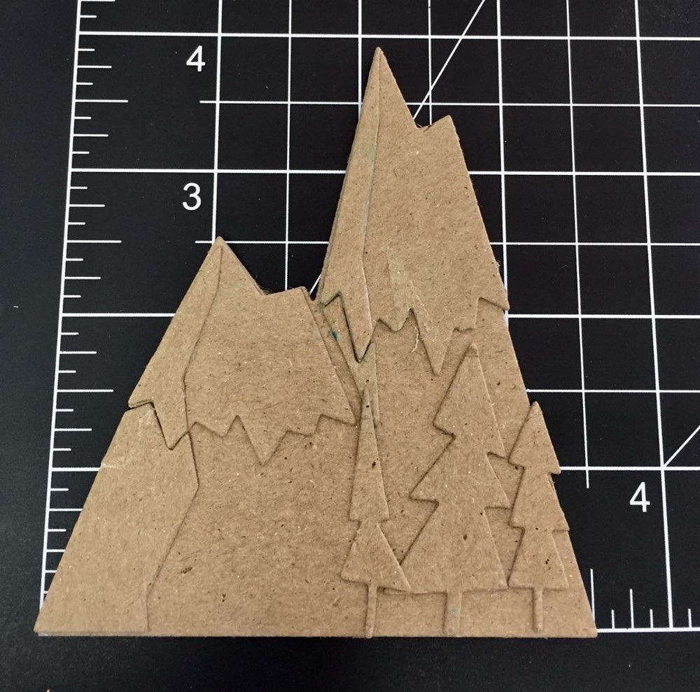 Tim Holtz Die Cuts * Alpine * Mountain Scene * Five Sets * Chipboard