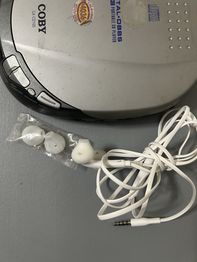 Coby CX-CD105 Slim Personal CD Player Compact Disc