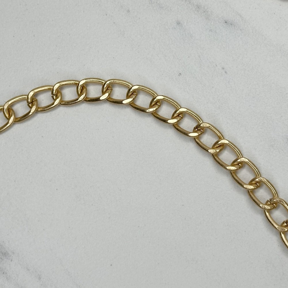 Gold Tone Chain Link Purse Handbag Bag Replacement Strap