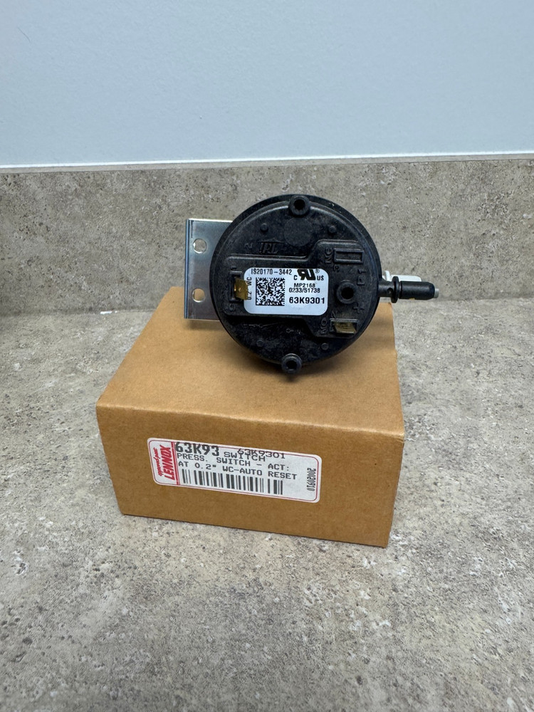 Lennox Pressure switch 63K93 OEM