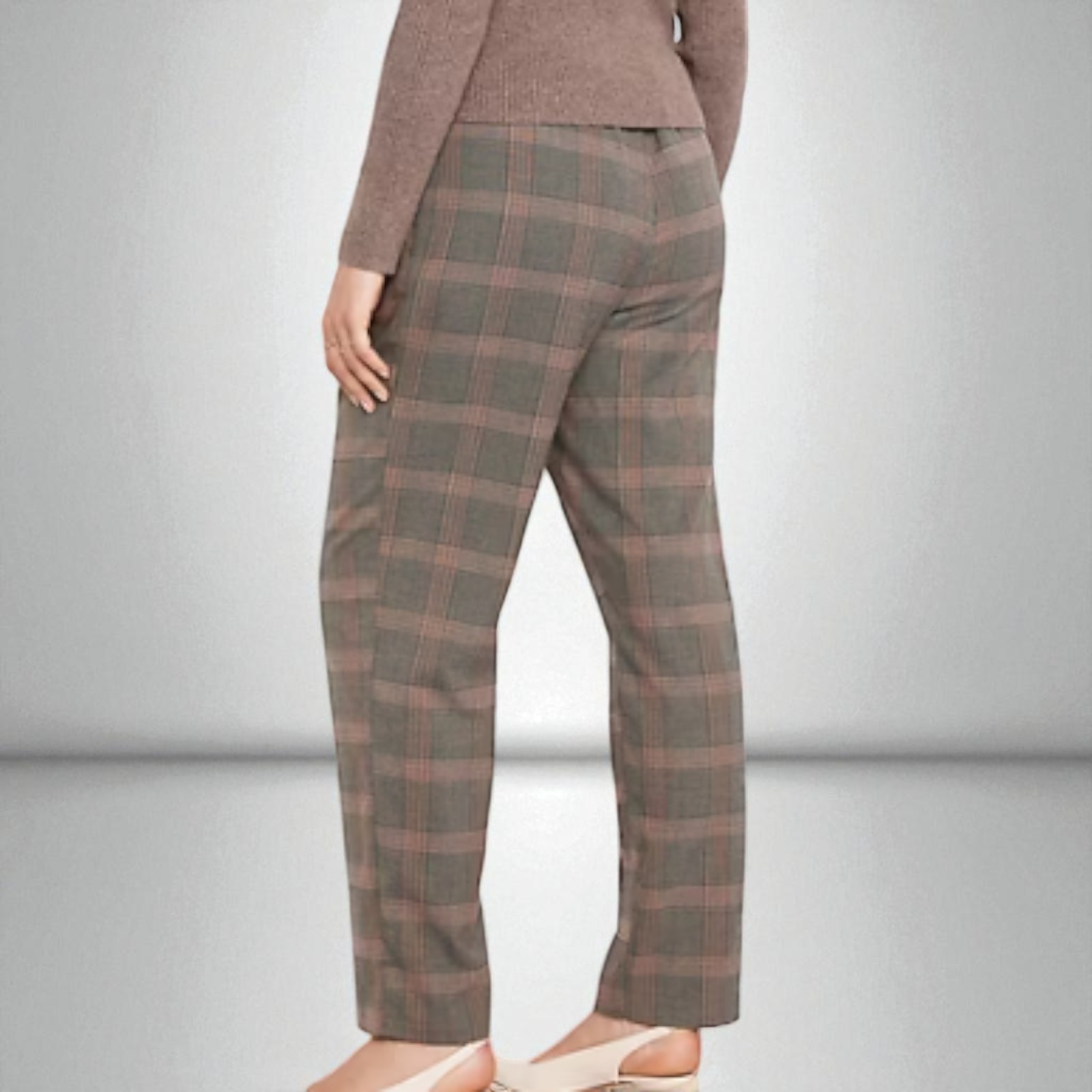 Old Navy High-Waisted Billie Straight Plaid Ankle Pants NWT #798037 XS to XXL