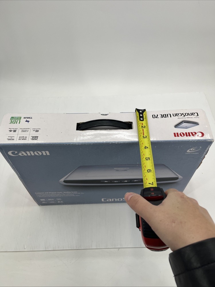 Canon CanoScan LiDE70 Color Image Scanner. Missing CD-ROM. {60}.