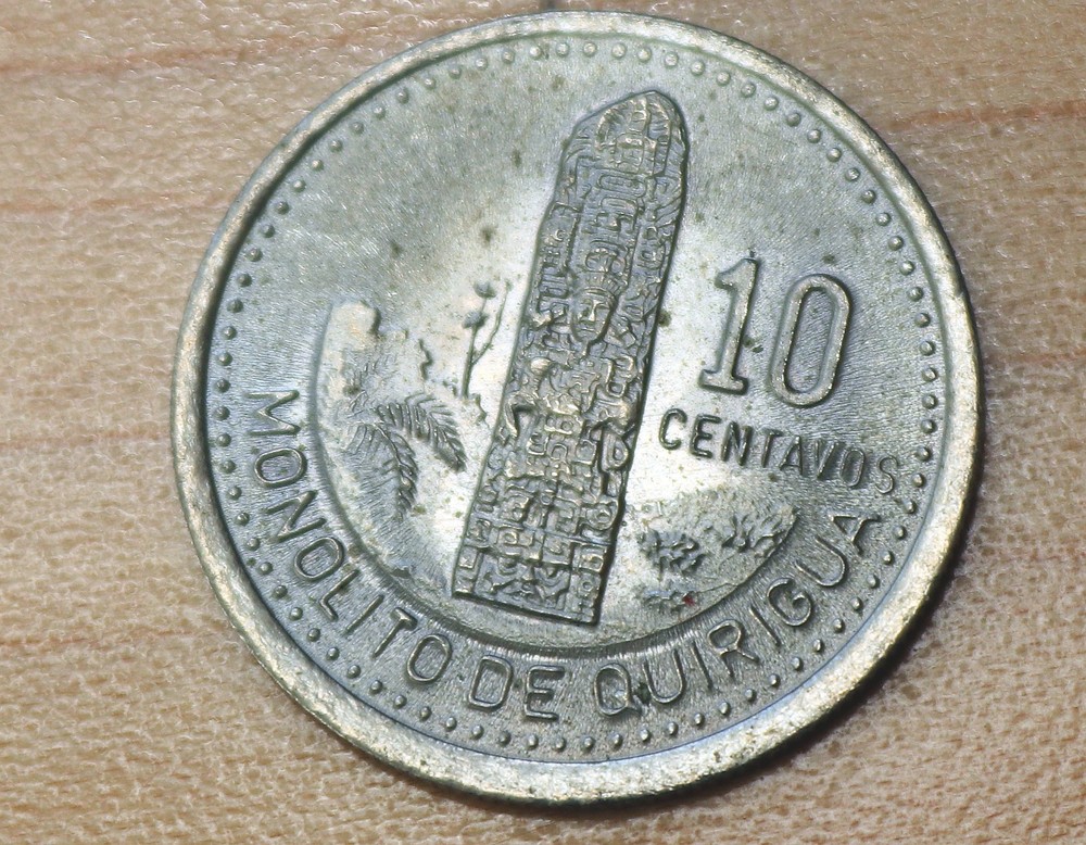 1995 Guatemala 10 Centavos