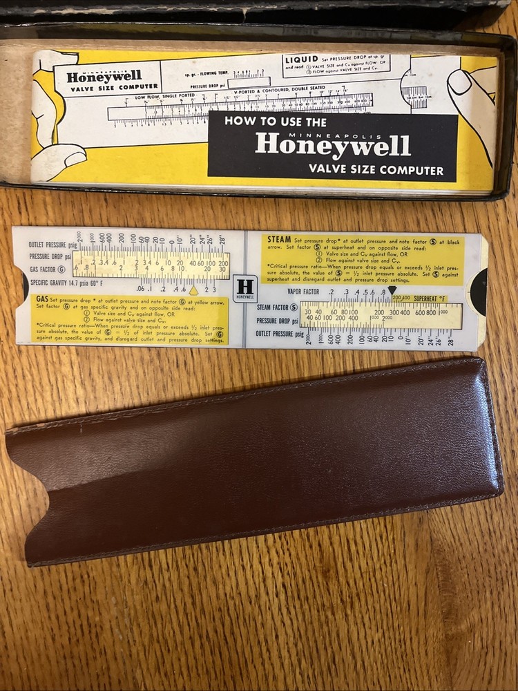 Honeywell Valve Size Computer 1950s