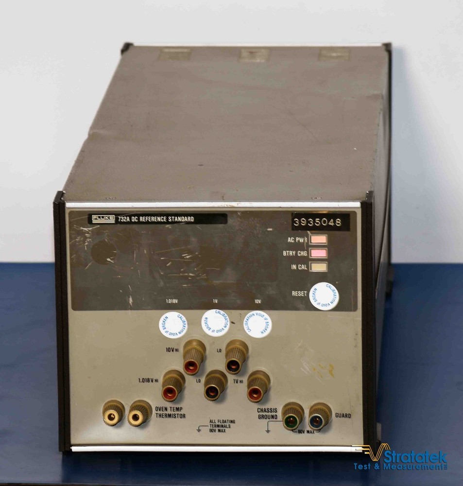 Fluke 732A DC Voltage Reference Standard 10V DC Calibration